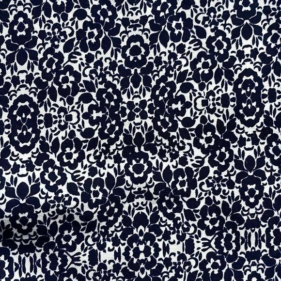 Splendid Navy & White Pattern Long Sleeve Button Down - Picture 5 of 7